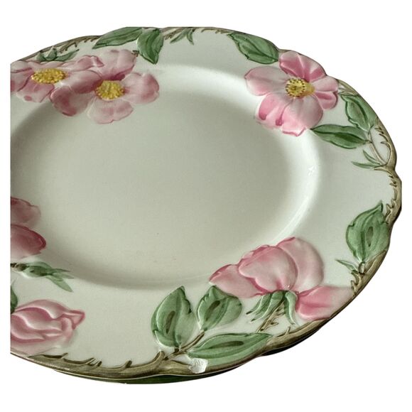 Franciscan Desert Rose Dinner Plates x2 | 9.5” USA 1950s | Read Description Vtg - Picture 4 of 7